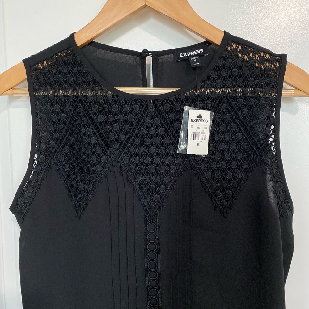 Express Crochet Top Work Blouse